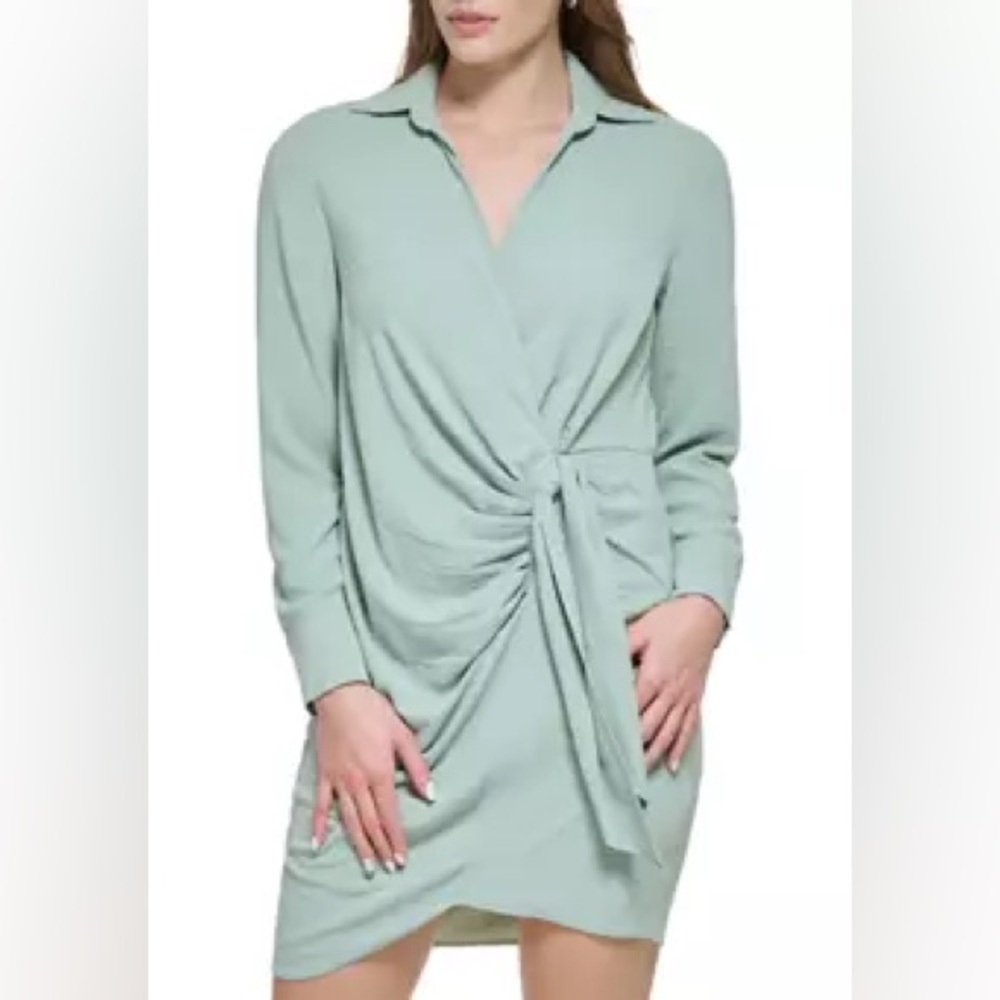 Calvin Klein faux wrap dress, M